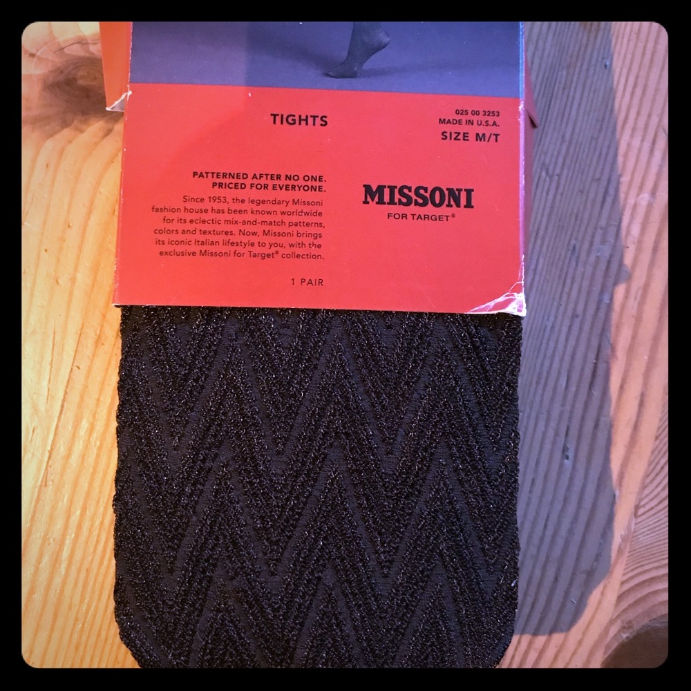 Missoni Tights Size M/T Brown